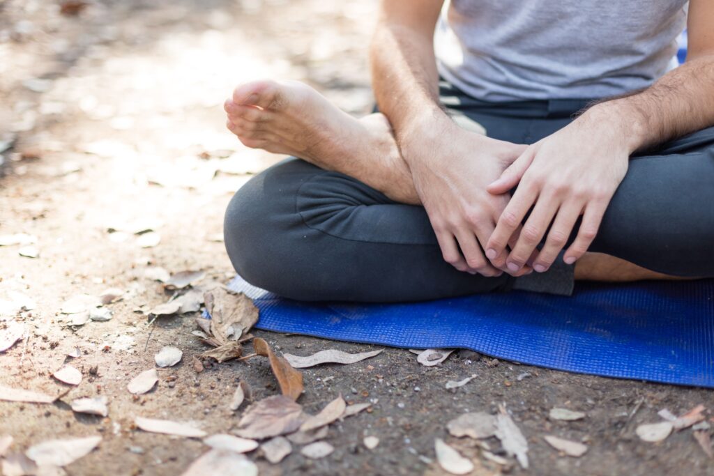 Practicing Yoga Barefoot signifies as paying respect